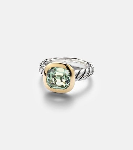 DY MercerÂ® sterling and 18kt gold ring with prasiolite - David Yurman - Modalova