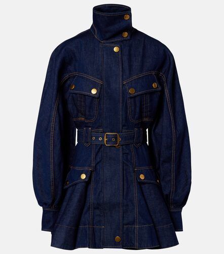Luna belted denim minidress - Zimmermann - Modalova