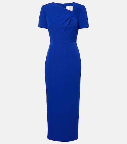 Vestido midi de crepé drapeado - Roland Mouret - Modalova