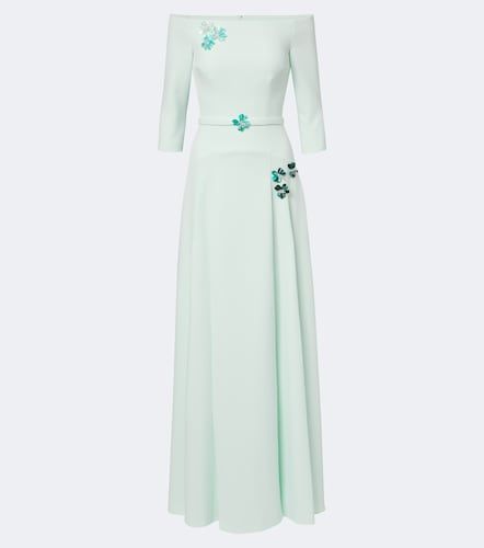 Amadora off-shoulder crepe gown - Safiyaa - Modalova