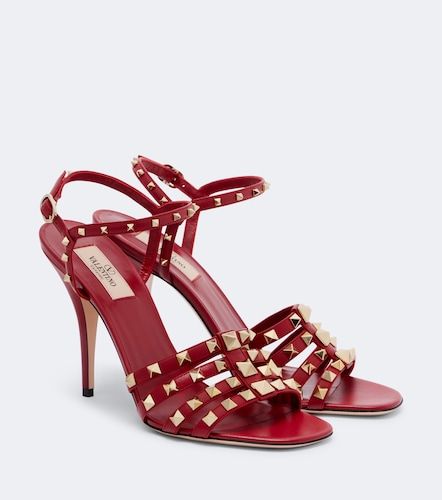 Rockstud leather sandals - Valentino Garavani - Modalova