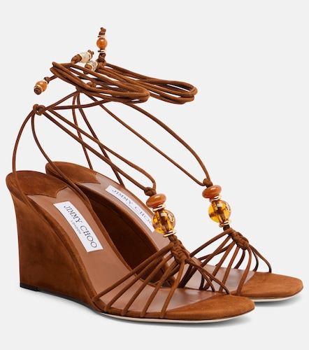 Sandali Lova in suede con zeppa - Jimmy Choo - Modalova