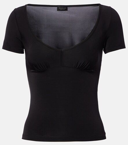 Gucci Top aus Jersey - Gucci - Modalova