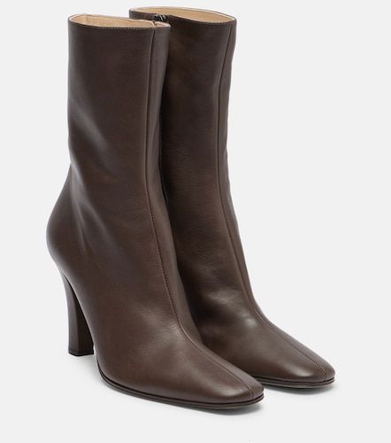 The Row Mona leather ankle boots - The Row - Modalova