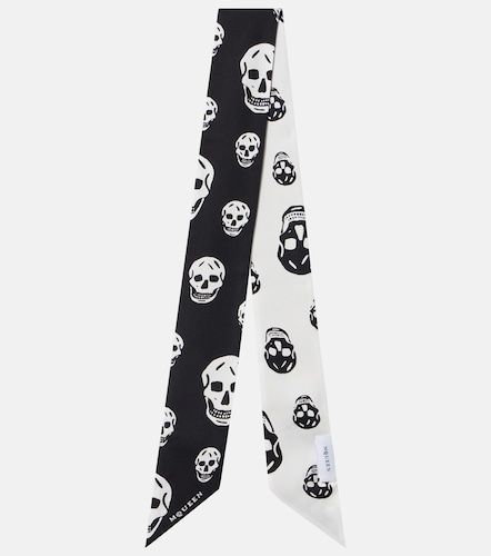 McQueen Foulard Skull in seta - McQueen - Modalova