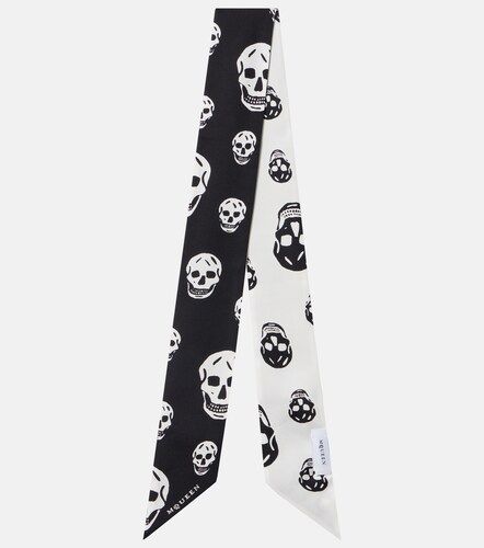 McQueen Skull silk scarf - McQueen - Modalova
