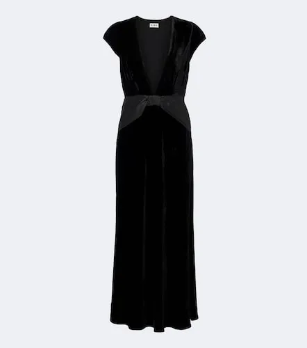 Arlette draped velvet midi dress - Rixo - Modalova