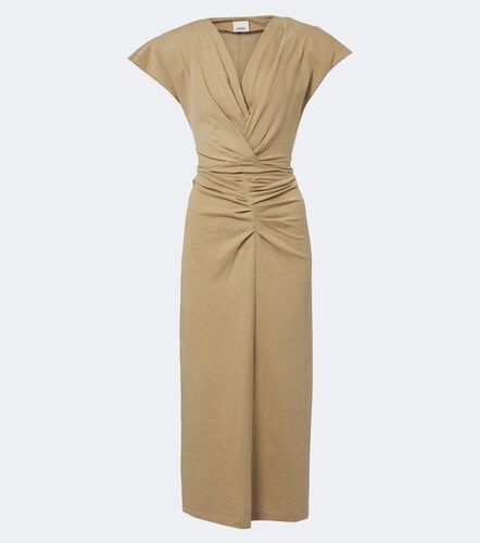 Nadra gathered cotton jersey midi dress - Isabel Marant - Modalova