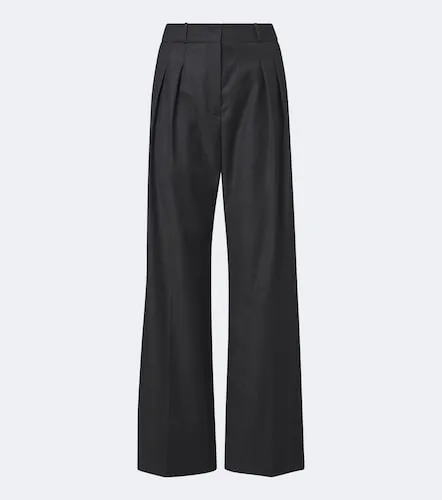 Sbiru virgin wool wide-leg pants - Loulou de Saison - Modalova