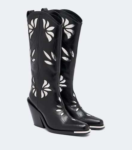 Rabanne Leather cowboy boots - Rabanne - Modalova
