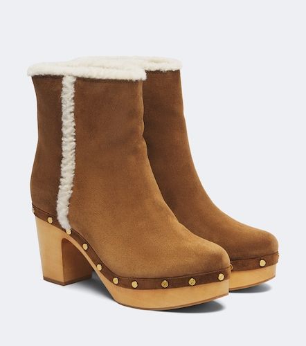 Loreen studded suede ankle boots - Veronica Beard - Modalova