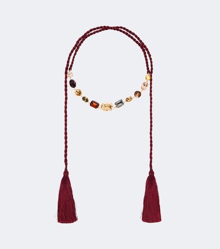 Collar Leah de seda con cristales - Jennifer Behr - Modalova