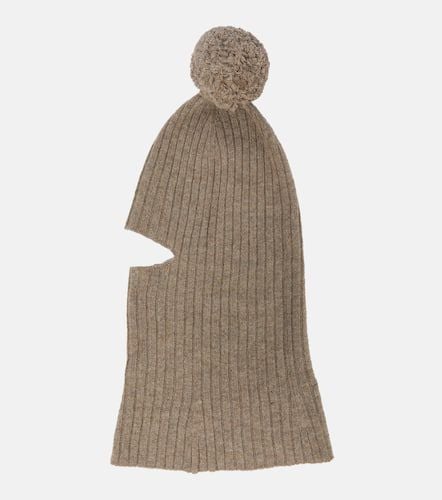 Cashmere ribbed-knit balaclava - Khaite - Modalova