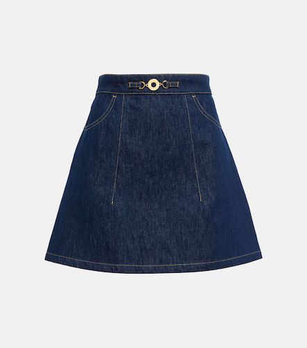 Patou High-rise denim miniskirt - Patou - Modalova