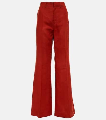 ChloÃ© High-rise flared linen pants - Chloe - Modalova