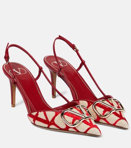 Toile Iconographe slingback pumps - Valentino Garavani - Modalova