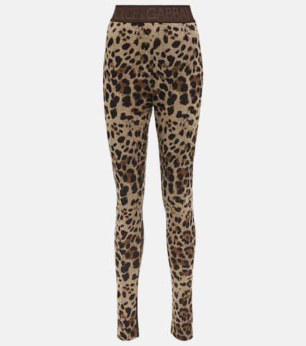 Bedruckte High-Rise Leggings - Dolce&Gabbana - Modalova