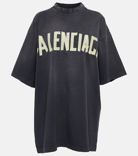 Camiseta de algodón con logo - Balenciaga - Modalova