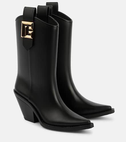 Tess PB leather cowboy boots - Balmain - Modalova