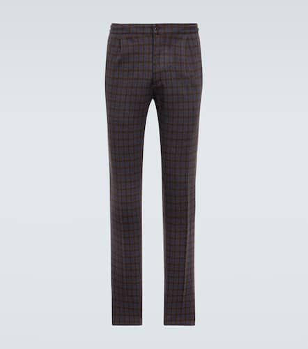 Kiton Checked wool chinos - Kiton - Modalova