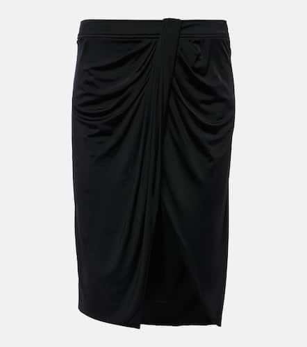 Tom Ford Draped jersey midi skirt - Tom Ford - Modalova