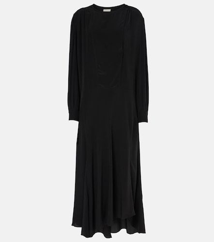 Abito lungo Hanane in seta con balze - Isabel Marant - Modalova