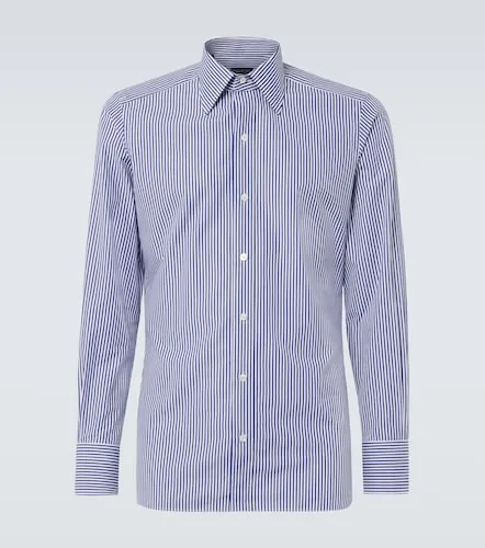 Camisa en mezcla de algodón a rayas - Tom Ford - Modalova