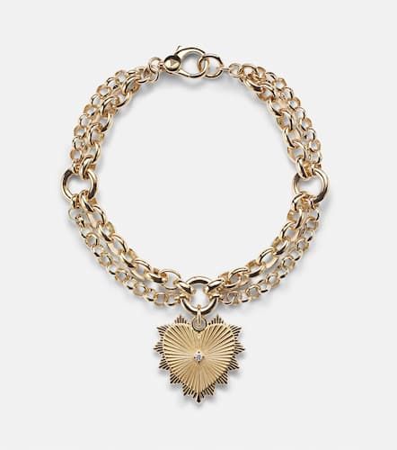 Pulsera True Love de oro de 18 ct con diamantes - FoundRae - Modalova