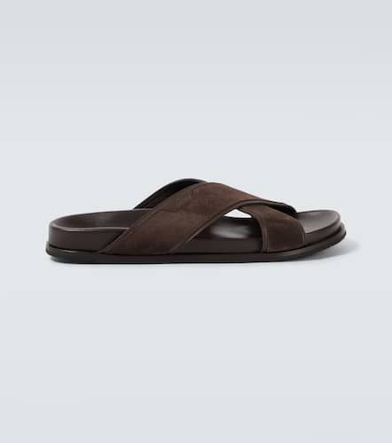 Brioni Suede slides - Brioni - Modalova