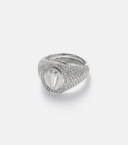 Kite 18kt white gold ring with diamonds - Kamyen - Modalova