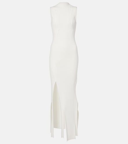 Pleated ribbed-knit gown - Victoria Beckham - Modalova