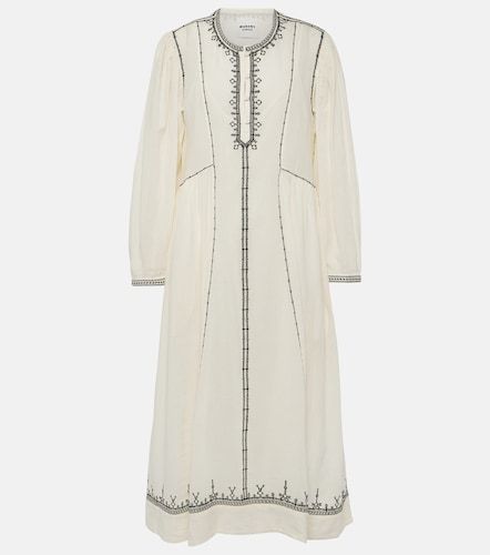 Vestido midi Pippa de algodón bordado - Marant Etoile - Modalova