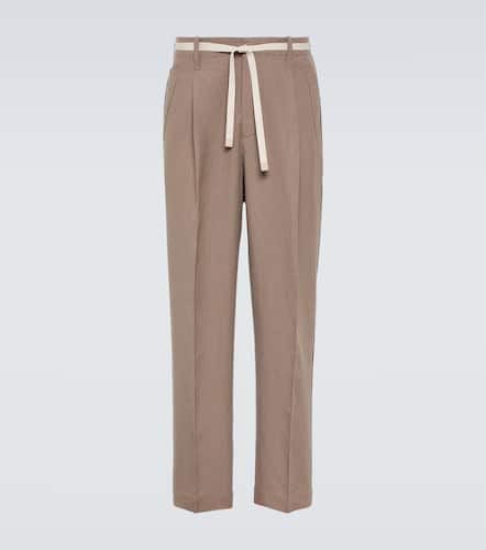 Zegna Linen straight pants - Zegna - Modalova