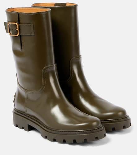 Tod's Leather biker boots - Tod's - Modalova