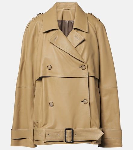 Toteme Chaqueta de piel oversized - Toteme - Modalova