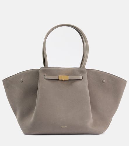 New York Midi suede tote bag - DeMellier - Modalova