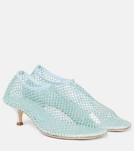 Minette embellished fishnet pumps - Christopher Esber - Modalova