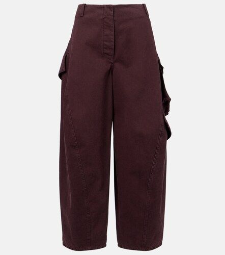 Alaïa Pantaloni cargo in twill di cotone - Alaia - Modalova