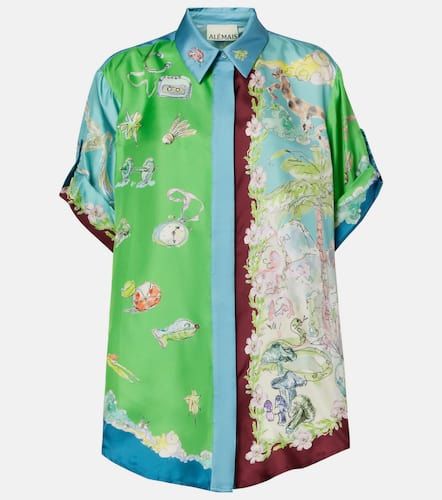 Almais Daria printed silk satin shirt - Alemais - Modalova