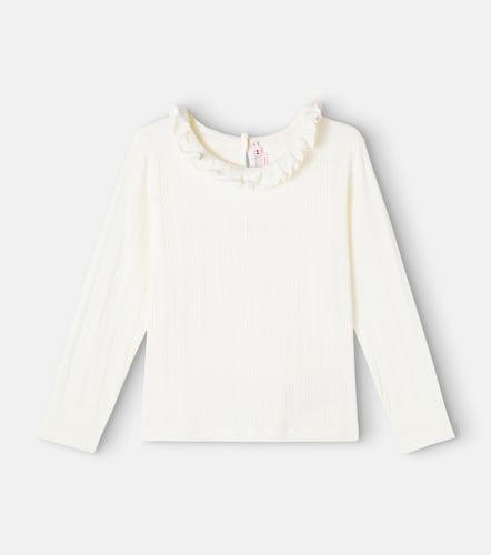 Camiseta acanalada Bess de algodón con volantes - Bonpoint - Modalova