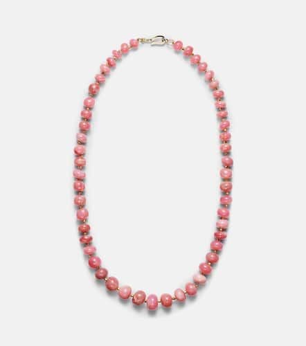 Kt beaded necklace with opal - Ileana Makri - Modalova