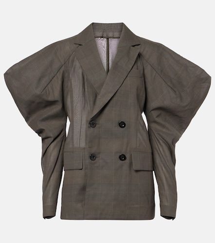 Sacai Blazer de gasa de algodón - Sacai - Modalova