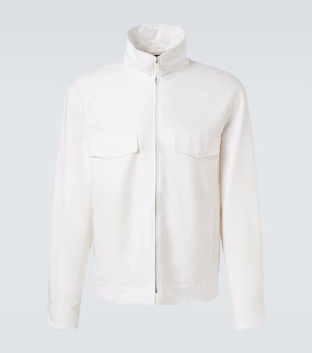 Zegna Giacca in cotone, lino e seta - Zegna - Modalova