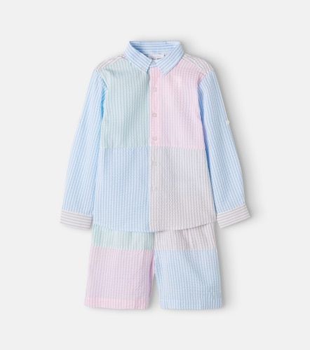 Set de camisa y shorts de sirsaca a rayas - Patachou - Modalova