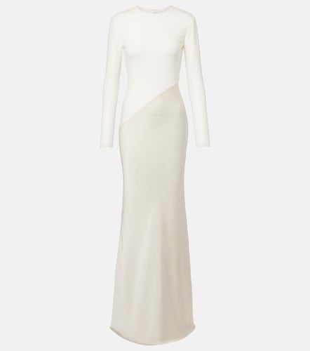 Abito lungo in raso e jersey - Roland Mouret - Modalova