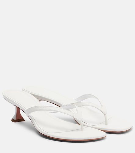 Sandalen Juliette aus Leder - Amina Muaddi - Modalova