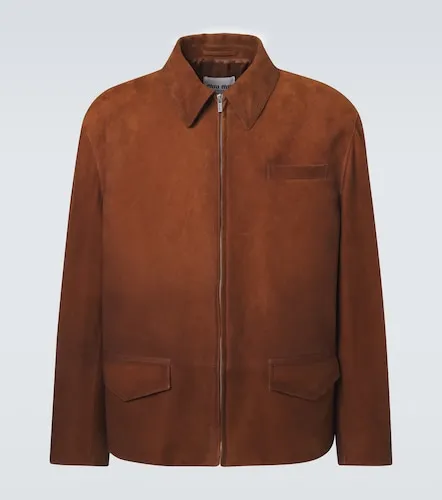 Miu Miu Giacca blouson in suede - Miu Miu - Modalova