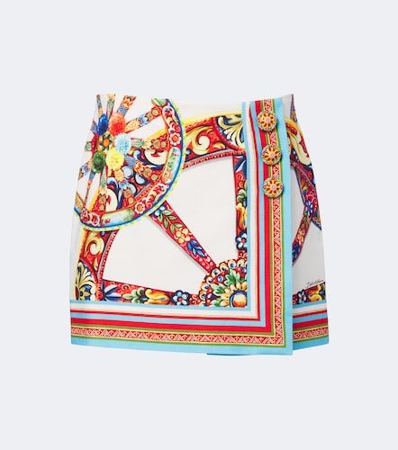 Minifalda Carretto de algodón - Dolce&Gabbana - Modalova