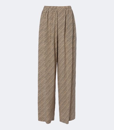 Balenciaga Logo silk pajama pants - Balenciaga - Modalova