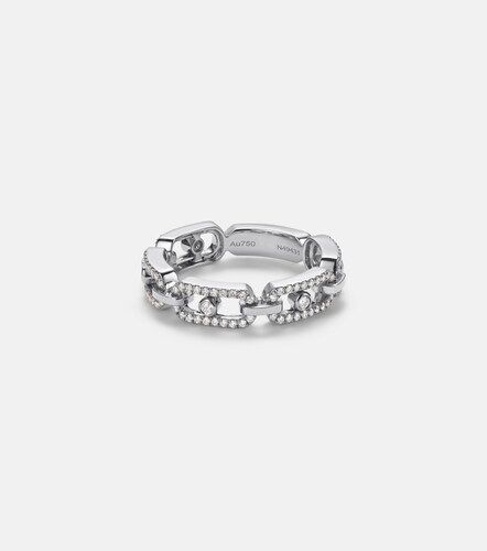 Ring Move Link aus 18kt Weißgold mit Diamanten - Messika - Modalova